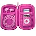 JLAB JPTC88 Samba Travel Case for JBuds J2 Earbuds - Pink