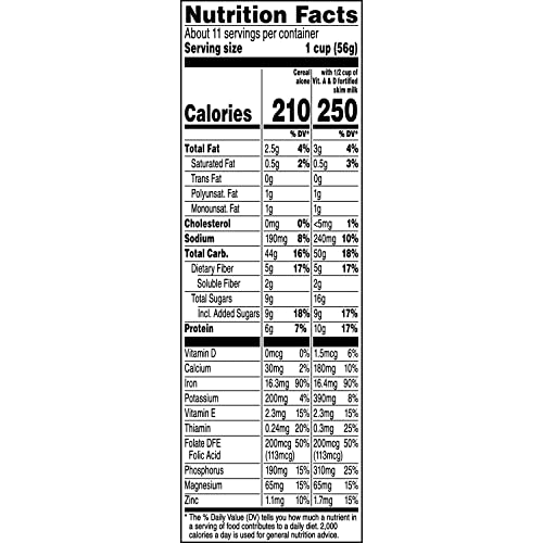 QUAKER OATMEAL SQUARES BREAKFAST CEREAL, BROWN SUGAR, 21OZ FAMILY SIZE BOX