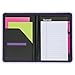 Samsill Fashion Portfolio for Women, Diamond Deboss Design, Junior Size Writing Pad, 5 x 8 inches (Purple)