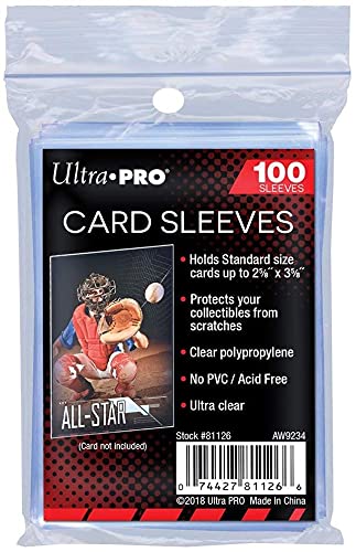 100 Ultra Pro Regular Soft Sleeves