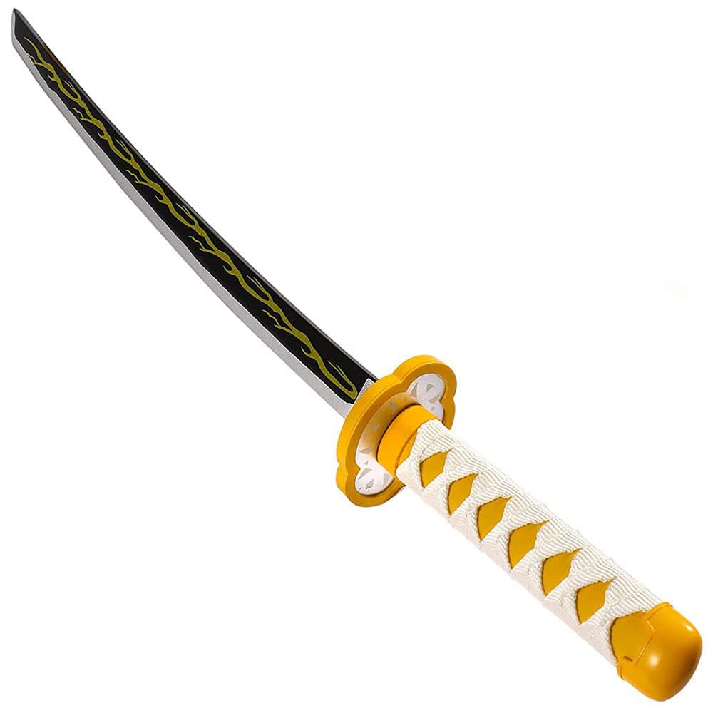 Kimimara Demon Slayer Sword - Bamboo Cosplay Blade Agatsuma Zenitsu Halloween Cosplay Party Anime Christmas Stocking Filler Gift Birthday Gifts - Teen Child Size