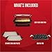 George Foreman GRP4800R Multi-Plate Evolve Grill, (Ceramic Grilling Plates, Deep-Dish Bake Pan,...