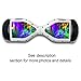 GameXcel Sticker for Hover Board - Skin for Self-Balancing Electric Scooter - Decal for Self Balance Mobility Longboard - Smart Protective Cover Vinyl Case for 2 Wheel Scooter Board