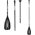 NIXY Full Carbon Fiber SUP Paddle – Adjustable 3 Piece Pro Paddle with ABS Blade Edge for Stand Up Paddle Board – Durable, Lightweight Floating Paddle