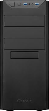 Antec VSK-4000B-U3/U2 ATX Black Computer Case - Durable Steel, USB 3.0 view 6