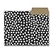 Graphique Designer Black, White, and Gold Polka Dots File Folders | Set of 9 (3 Designs) | Letter Size Organizers | Decorative Office Supplies | Durable Coated Cardstock | 1/3-Cut Tabs