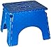 B&R Plastics 101-6B-BLUE EZ Foldz Step Stool