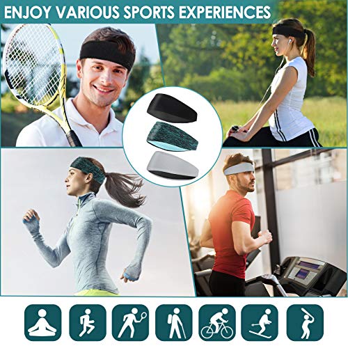 Hoofdband voor dames en heren, sport, hoofdband, vochttransport, workout, zweetbanden voor hardlopen, crosstraining… - Image 8