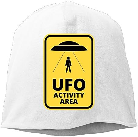 NingquB UFO Activity Area Fashion Hip Hop Cap White