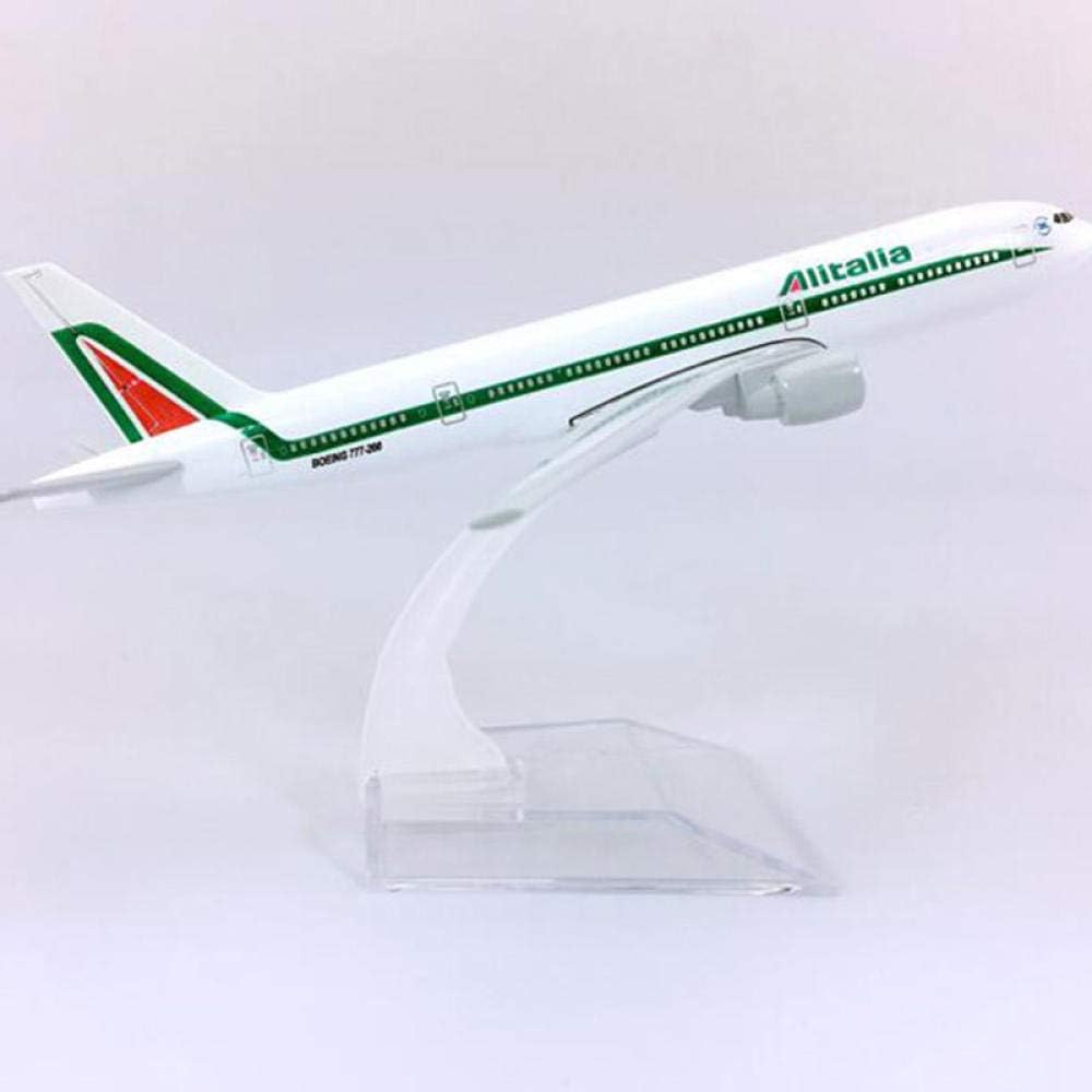 400 Boeing B777-200 Modello Aereo Italia con Base da Collezione in Lega da  Collezione Display Giocattolo Regalo DAYUFEI Aeroplano Alitalia 16Cm Scala  1 Modellismo e costruzione urban-earth.co.uk