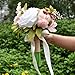 Amoleya Flower Bouquet, 6 Inch Vintage Wedding Bouquet Artificial Flowers Arrangements for Bride and Bridesmaids