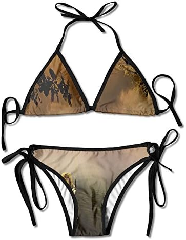 nuohaoshangmao Sailor Man Padded Top Bottom Bikini Swiming Suit Two Piece Suits