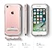 Spigen Crystal Hybrid iPhone 7/iPhone 8 Case with Water-Mark Free Clear Case and Magnetic Metal Kickstand for Apple iPhone 7 (2016)/iPhone 8 (2017) - Rose Gold