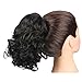 WeKen Hair Bun Medium Long Curly Synthetic Hairpiece