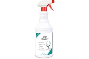 Crestgolf Professional Golf Grip Solvent 32 OZ Solvent Light &Mild Lemon Scent for Regripping Golf Clubs and Golf Grip Repair - Golf Grip Solution - Non-Toxic, Non-Flammable