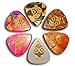 Pick Geek Guitar Picks - 16 Cool Custom Guitar Picks For Your Electric, Acoustic, or Bass Guitar - X-Heavy, Heavy, Medium & Light - Presented in a Luxury Metal Pocket Box
