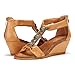 DREAM PAIRS MULAN Womens Gladiator Adjustable Buckles Straps Low Wedge Back Zipper Summer Sandals