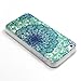 Iphone 5c Case, JAHOLAN Green Totem Flower Clear TPU Soft Case Rubber Silicone Skin Cover for iphone 5C