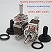 Taiss 2pcs Momentary Toggle Switch SPDT (ON)-Off-(ON) 12V 3 Terminal 3 Position Waterproof Rocker Toggle Switches with Waterproof Cover KL-C123