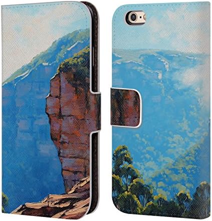 Official Graham Gercken Echo Point Land Leather Book Wallet Case Cover For Apple iPhone 6 / 6s