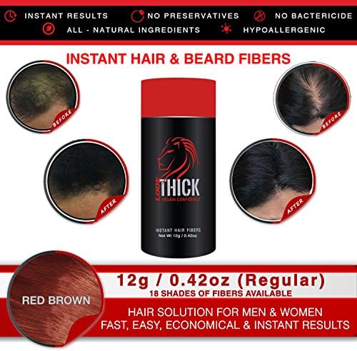Look Thick Instant Hair Fibers (12, Red Brown)