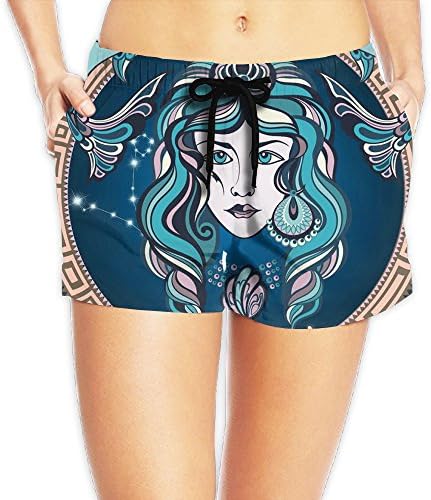 Elastic Board Shorts Woman Natural Pisces