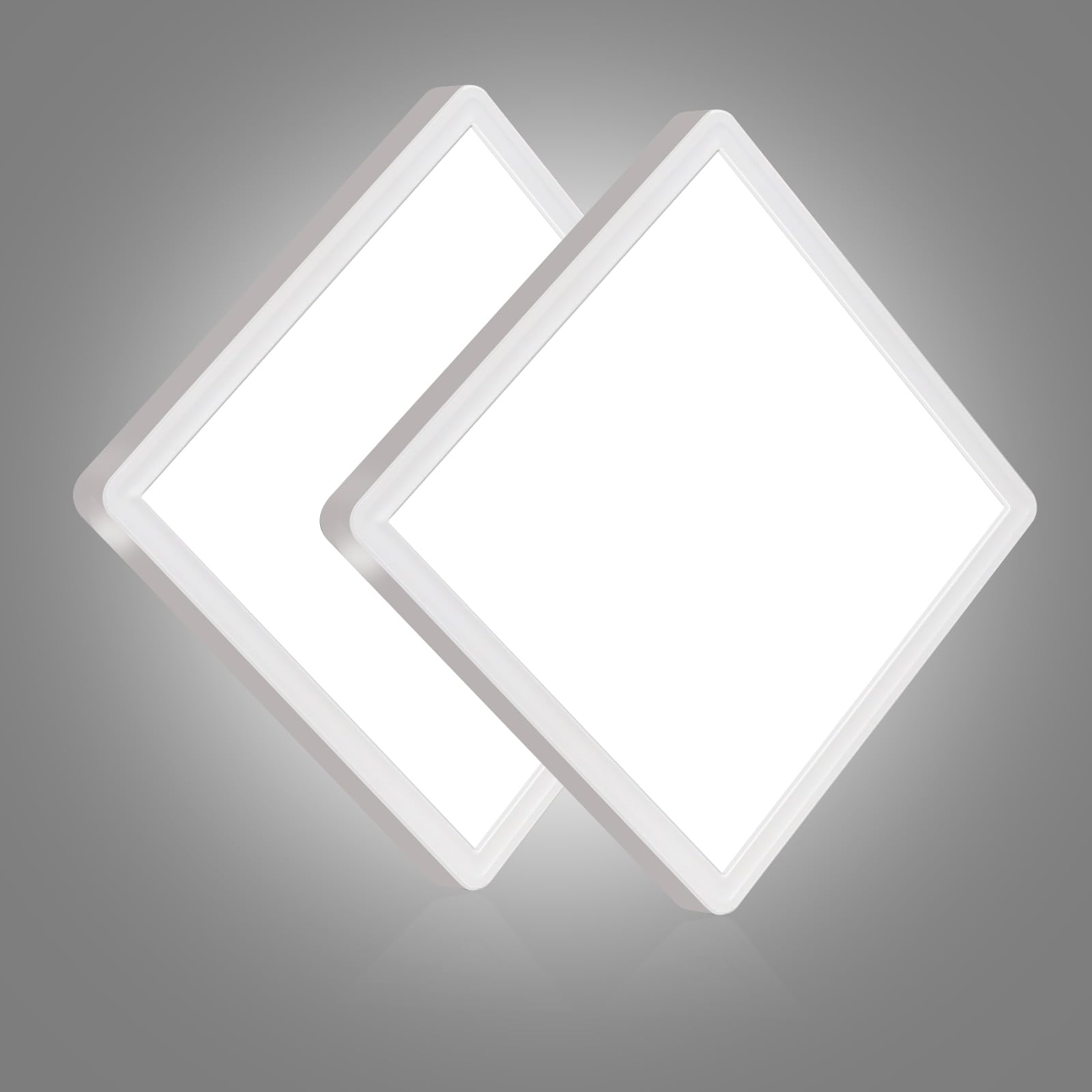 CHARYJOD Bathroom Lights Ceiling, 18W Ceiling Lights 1620lm 5000K Daylight White for Bathroom,Kitchen Bedroom Living Room Hallway and More, Led Ceiling Light 120W Equivalent Waterproof IP44,23CM