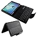 Xboun Galaxy Tab S2 Keyboard Case, Sumsung Galaxy Tab A 9.7 Slim Stand PU Leather Case Cover with Detachable Wireless Keyboard for Galaxy Tab S2/A 9.7 Android Tablet（Black）