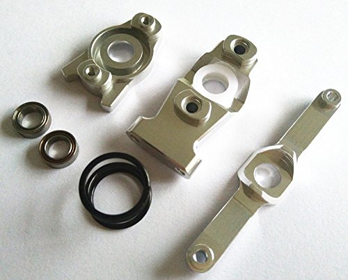 CrazyRacer Aluminium Differential Träger | Für 1/10 RC Car E-REVO - Rot - TRX#3978 Upgrade