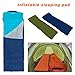 HITORHIKE Backpack Sleeping Pad Lightweight Camping Sleeping Bag Pad Ultralight & Compact & Inflatable Air Mattress Pad-Insulated Air Mat for Camp,Backpacking,Hiking,Scouts,Travel(Navy Blue)