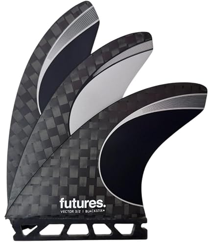 Amazon.com : Futures Alpha Vector 3/2 Tri Surfboard Fins - Medium