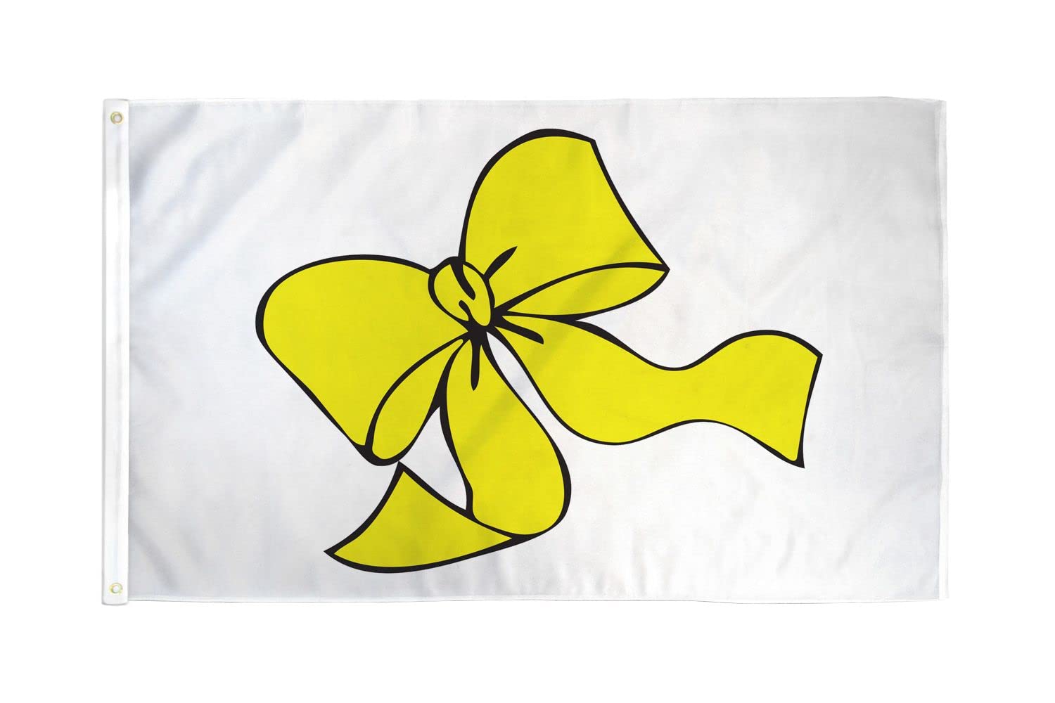AZ FLAG - Yellow Ribbon Flag - 3x5 Ft - 100D Polyester Support Our Troops Banner with Two Metal Grommets - Fade Resistant - Vivid Colors - 3' x 5' Feet - 150x90 Cm