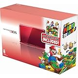 Nintendo 3DS with Super Mario 3D Land - Flame Red