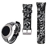 For Samsung Gear S2 SM-R720/R730 Replacement Watch Band - Feskio Accessory Soft Silicone Colourful Sport Wristband Strap Band Bracelet Common Design for Samsung Galaxy Gear S2 SM-720/SM-730 Smartwatch