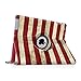 Fintie Rotating Case for iPad 4th Generation (2012 Model), iPad 3rd Gen (2012 Model), iPad 2 (2011 Model) 9.7 inch Tablet - 360 Degree Rotating Smart Stand Cover Auto Wake/Sleep, US Flag