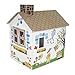 Emily Rose Doll Clothes Incredible Colorful Dollhouse or Kid's Play House with Functioning Door, Window and Roof Hatch! (Country Cottage)