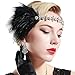 BABEYOND 1920s Flapper Accessories Set Gatsby Costume Accessories 20s Flapper Headband Pearl Necklace Gloves Cigarette Holder (Set-22)
