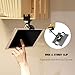 Tablet Stand LARICARE Phone Stand Phone Holder 360 Degree Swivel Aluminum Adjustable Sturdy clamp for Camera, iPad, iPhone, Samsung and Other Smart Phones LD204B(Black)