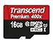 Transcend 16GB MicroSDHC Class10 UHS-1 Memory Card with Adapter 60 MB/s (TS16GUSDU1)