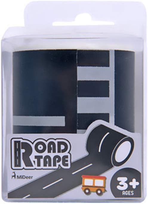 Wildlead Road Tape for Toys for Cars Adhesive Tape for Car Tracks Floor Sticker for Games D