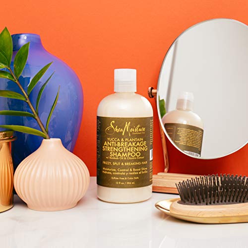 Shea Moisture Yucca & Plantain Anti-Breakage Strengthening Shampoo-13 oz - Thumbnail 6