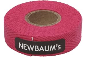 Newbaum's Cloth Bike Handlebar Tape (Hot Pink), 10 ft Roll Bike Bar Grip Tape (0.75” Wide), Cotton Bar Tape Road Bike, Adhesive Back Bike Tape for Handlebars – Hot Pink Grip Tape (22 Colors)
