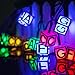 Vmanoo 20 LED String Lights, Solar Powered Fairy String Lights 15.5 Feet with 8 Modes For Christmas Children Room Kids Teepee Tent Holiday Party, Xmas Decorations, Waterproof (Multi-Color)
