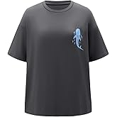 winkbay Women's Oversized Graphic Tees Summer Casual Short Sleeve Crew Neck T Shirts Vacation Tops