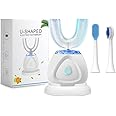 EITVLAGE 360 Ultrasonic Toothbrush, Automatic Toothbrush Auto Sonic Toothbrush, Teeth whitening Brush with Timer & Wireless Charging 360° Ultrasonic Electric Toothbrush for Adult