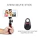 Camera Tripod Kingyee Flexible Tripod Stand Holder with Wireless Bluetooth Remote Control and Universal Cell Phone Mount Adapter for iPhone, Cellphone, Camera (7.5 In Black&Red)