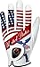 easyglove FLAG_USA-1 Men's Golf Glove (White), Medium/Large, Worn on Left Hand