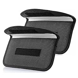 ONEVER 2 Pack Faraday Bags for Car Keys and Cell