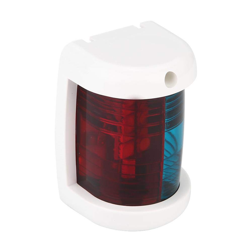 KIMISS 12V LED Mini Navigation Light Lamp for Marine Boat Yacht Bi-Color Green/Red