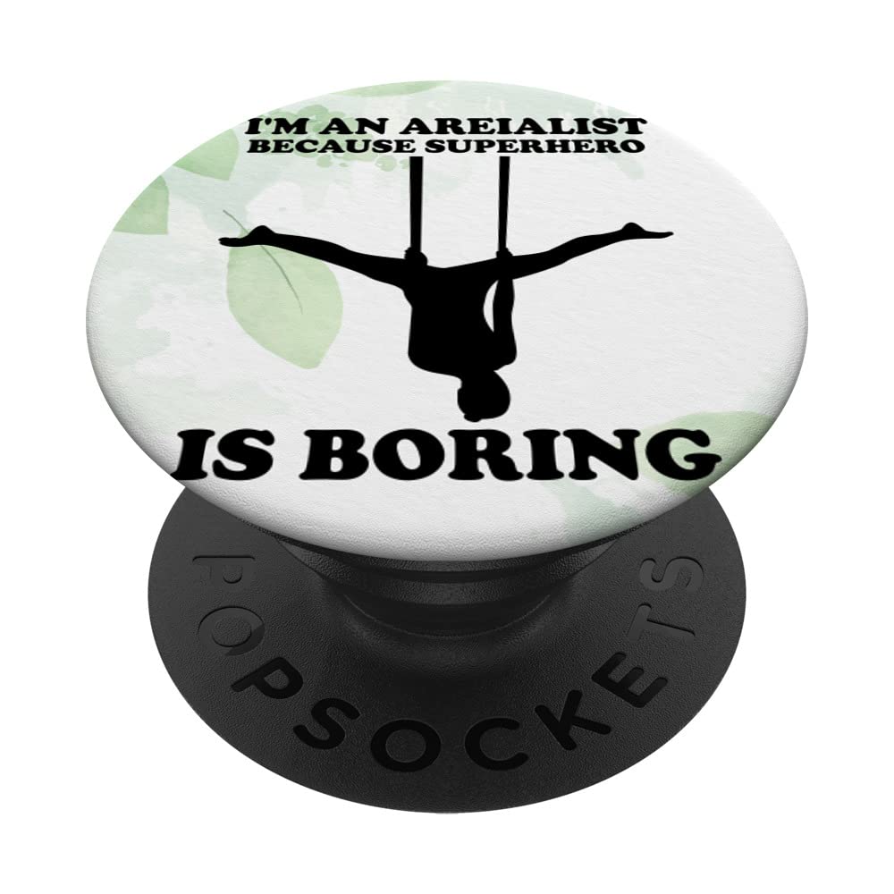 Aerial Yoga Aerial Silks Aerialist Air Yoga Watercolor PopSockets Swappable PopGrip